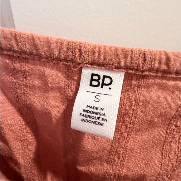 BP Orange Crop Top with Puffy Sleeves - Picture 3 of 5